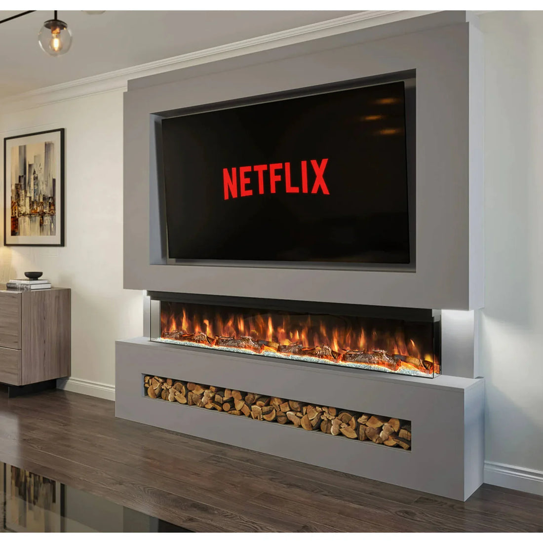 Revamp Your Space this January with a Pre-Built Media Wall from Evolution Fires