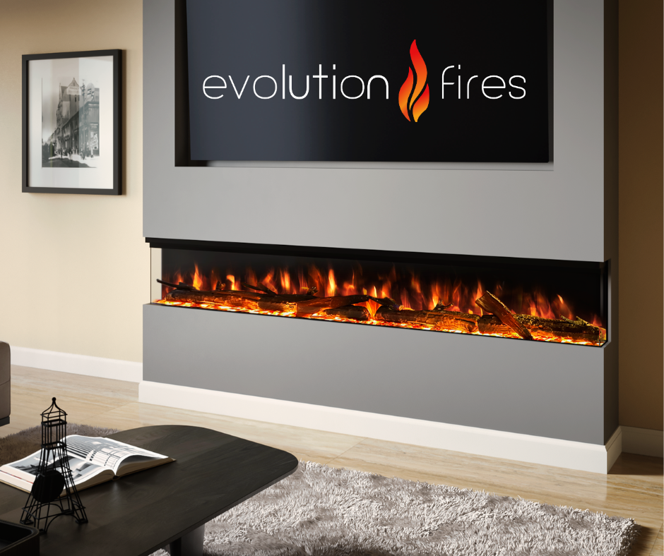 The Best Electric Fireplace to Save Space: Spectrum Series by Evolution Fires