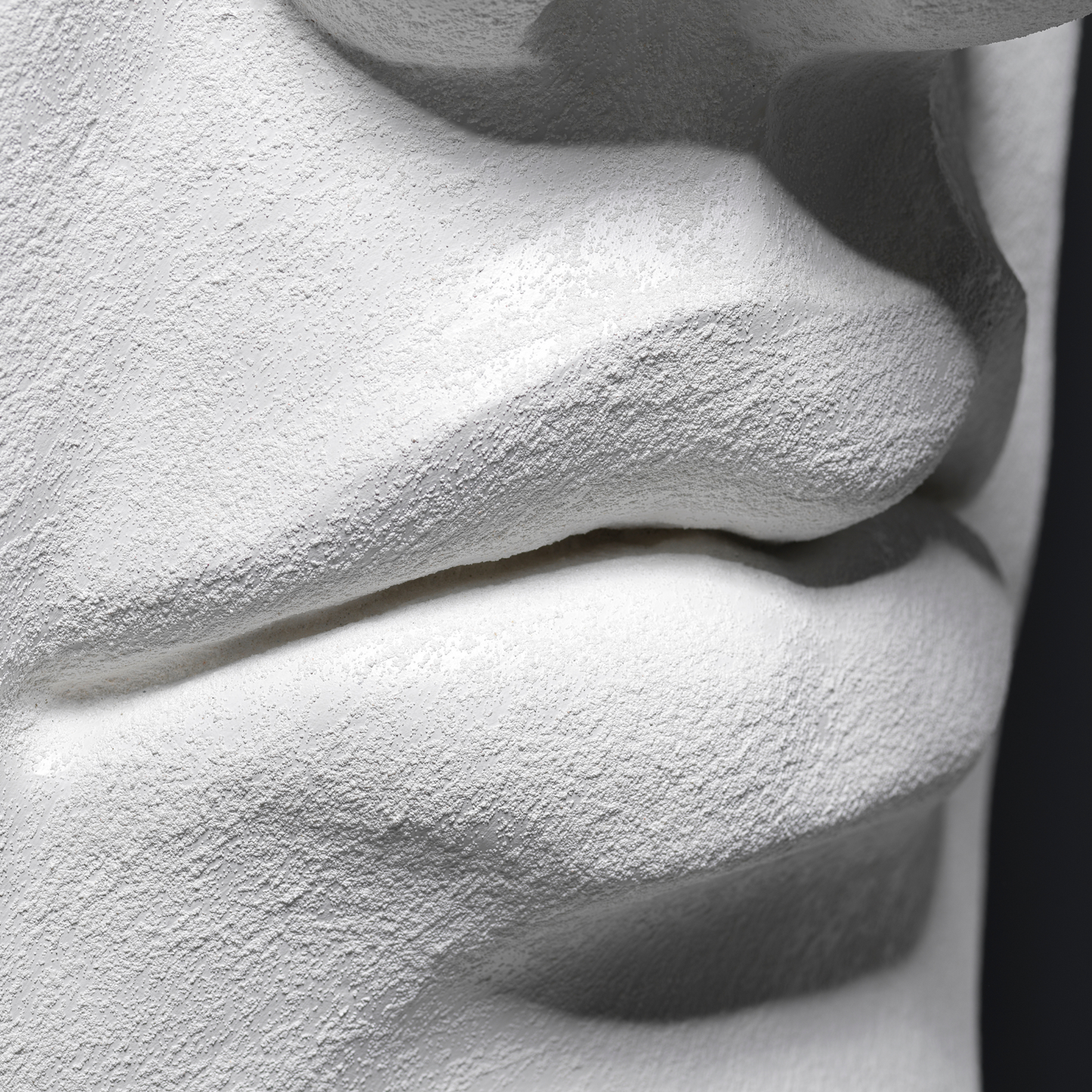 White Face Wall Art - Wall Mounted