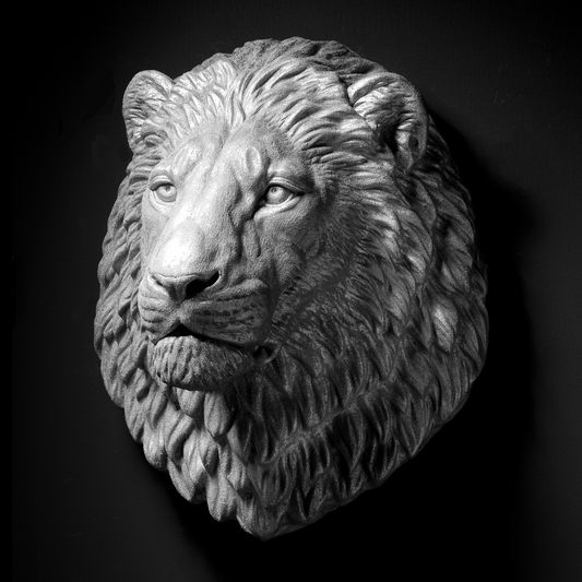 Silver Lion - Wall Art