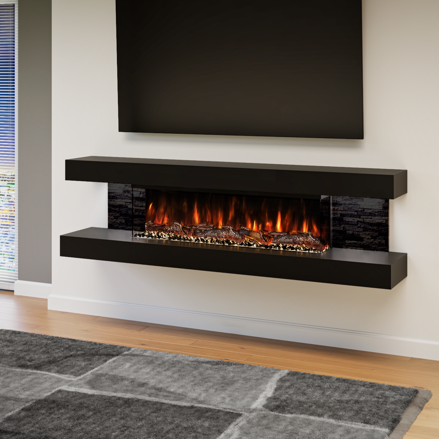 evolution fires wall mounted electric fire