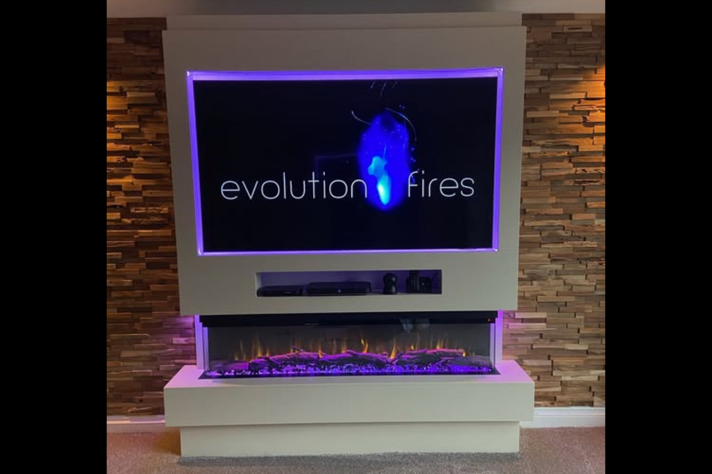Evolution Fire Wall Mounted Fire