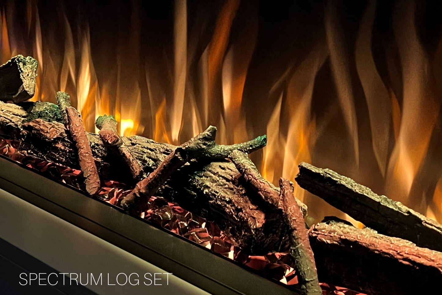 Evolution Fires Nivarna Electric Fireplace Suite (Gray)