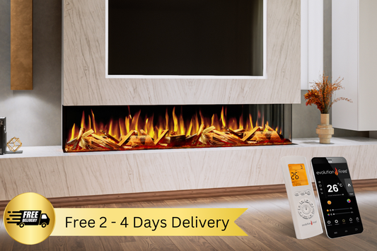 Evolution Fires Advance Series 2000 Panoramic Electric Fireplace