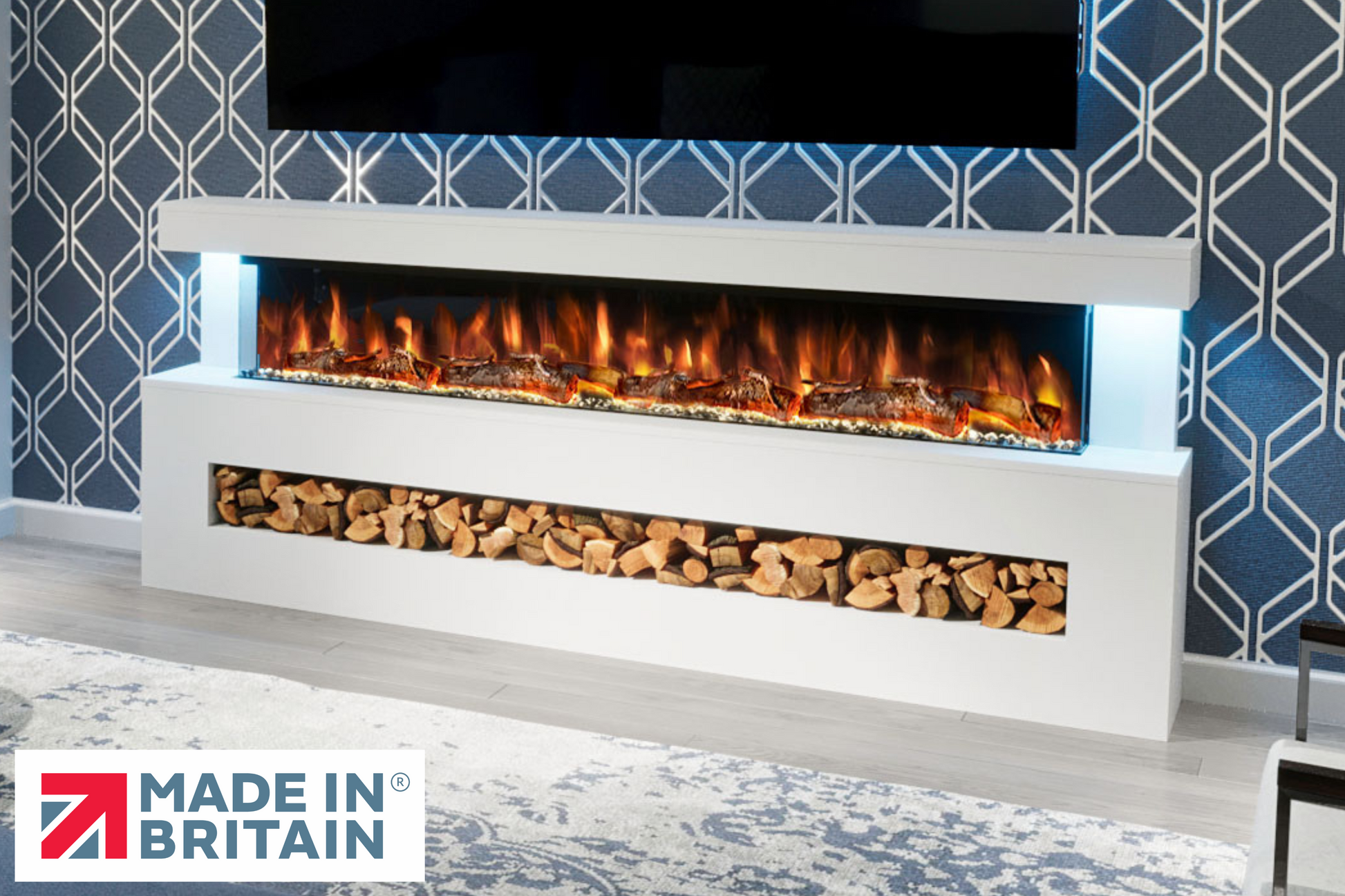 Evolution Fires Carnegie Electric Fireplace Suite