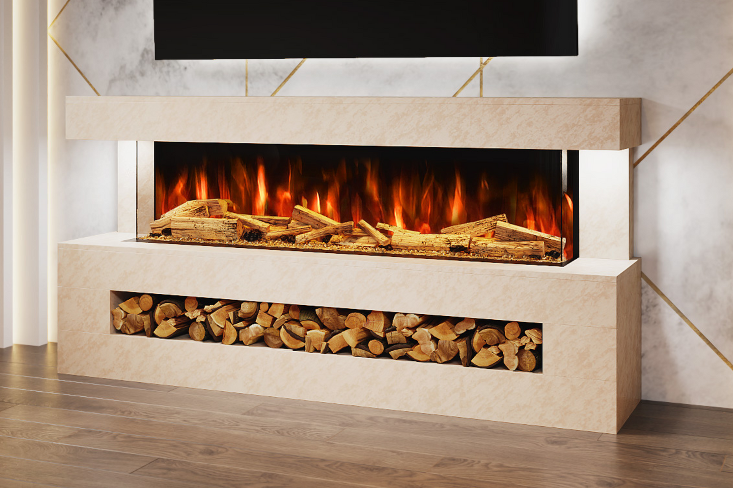 Evolution Fires - DaVinci Electric Suite (Pearl Stone Effect)