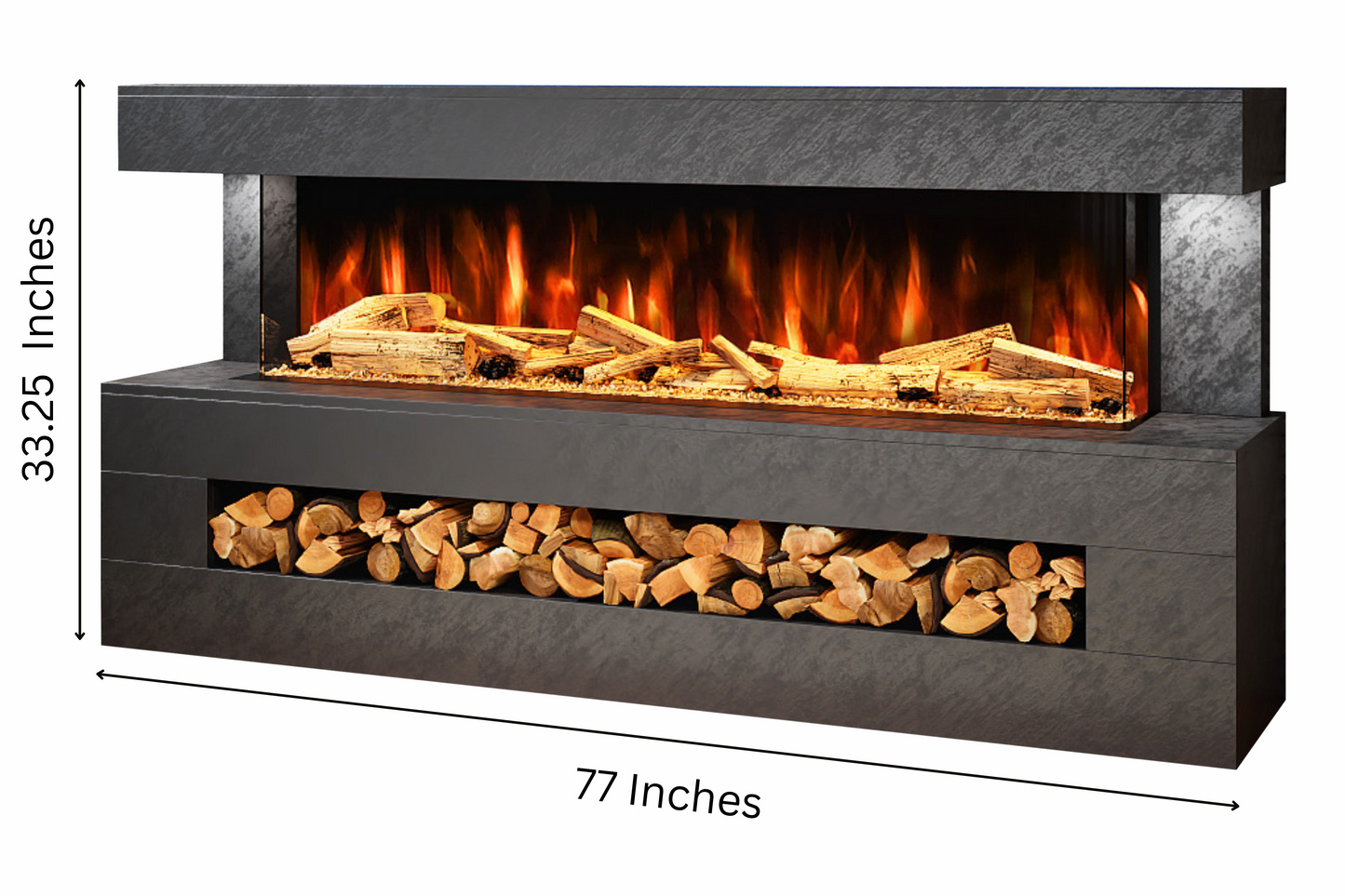 Evolution Fires - DaVinci Electric Suite (Black Stone Effect)