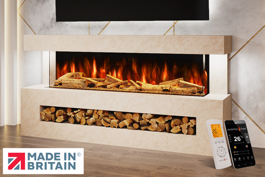 Evolution Fires - DaVinci Electric Suite (Pearl Stone Effect)