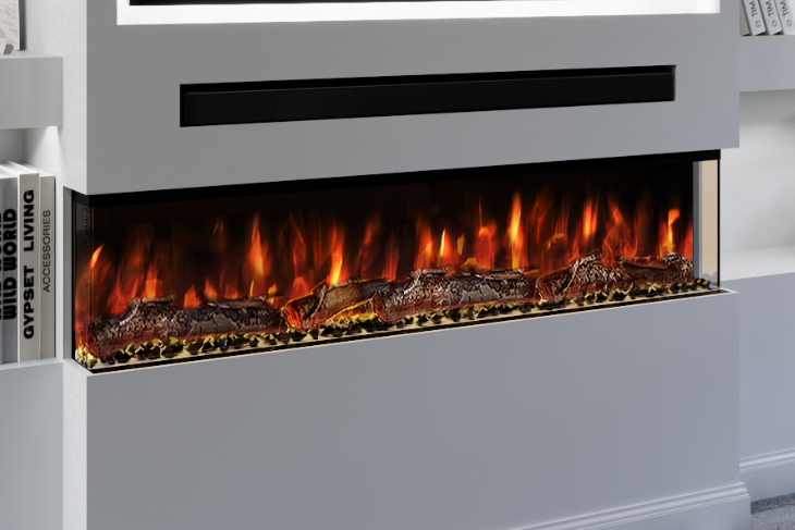 Evolution Fires Spectrum Slimline Series 50 Inch Media Wall Electric Fire