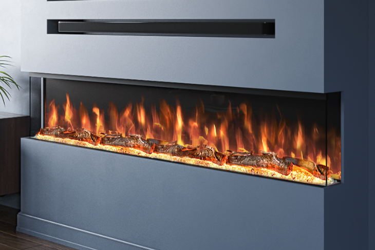 Evolution Fires Spectrum Slimline Series 60 Inch Media Wall Electric Fire