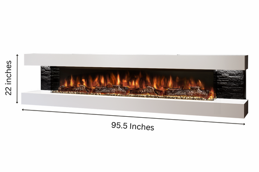 Evolution Fires - Landscape - Wall-Mounted Electric Fireplace