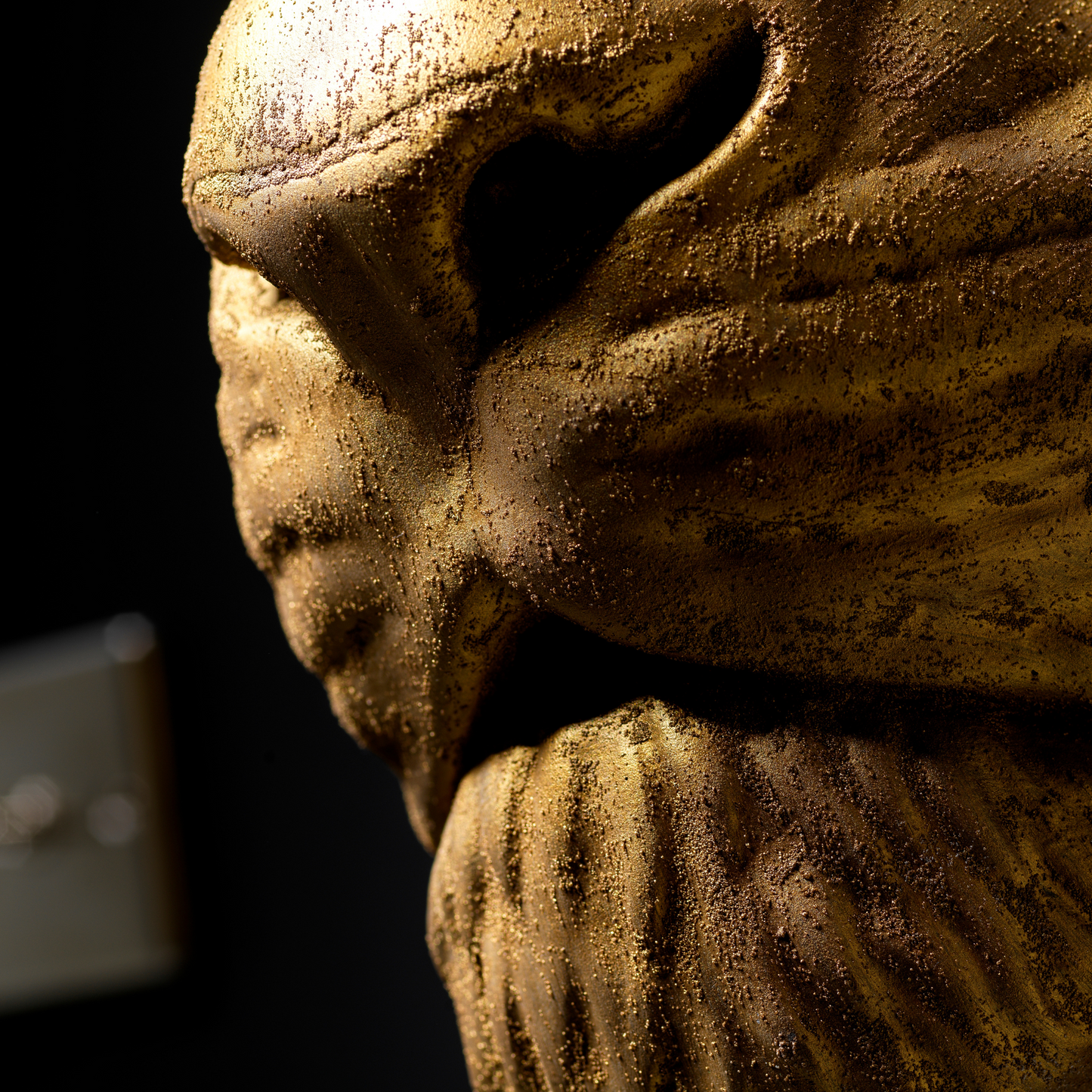 Large Lioness Wall Art - Wall Mounted - Golden Lioness Head