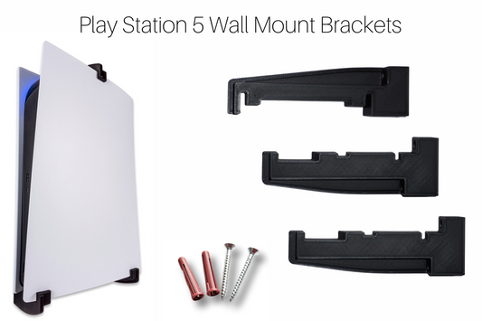 Play Station 5 Disc Edition Wall Mount Brackets with screws