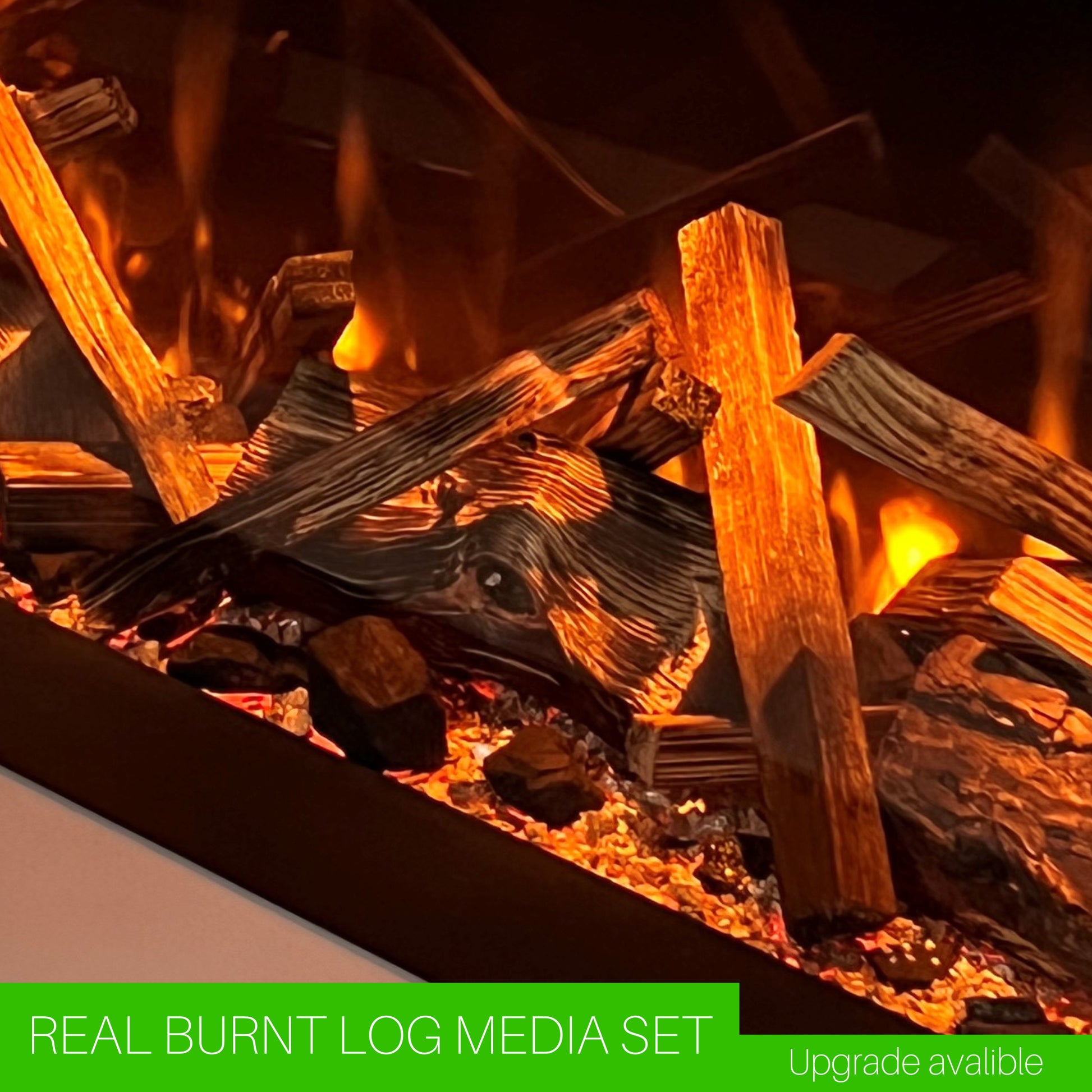 Evolution Fires - Pre-Built Media Wall Package 11 with electric fire