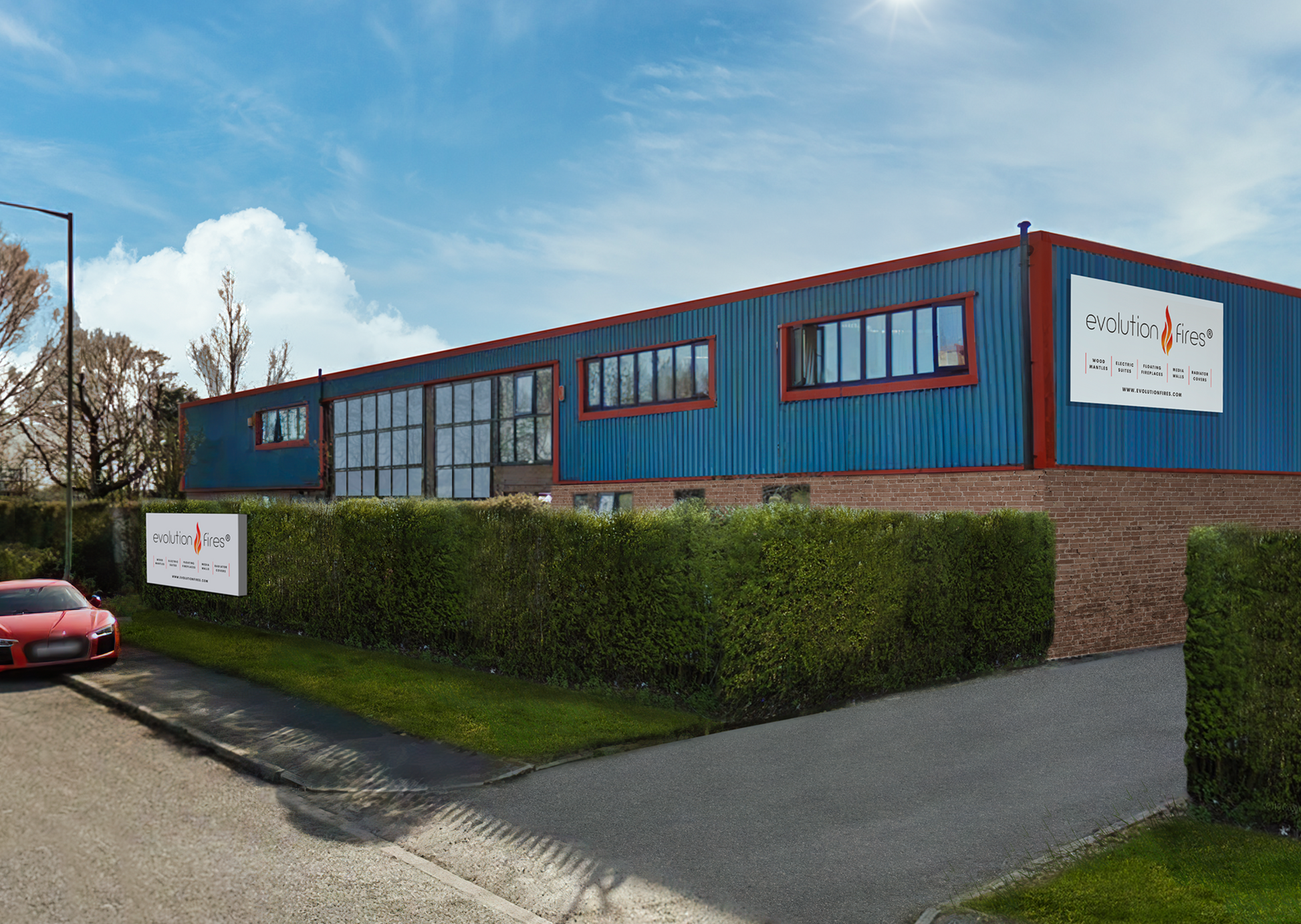 Evolution Fires - Vegas 72 - Wall-Mounted Electric Fireplace Pearl Textured