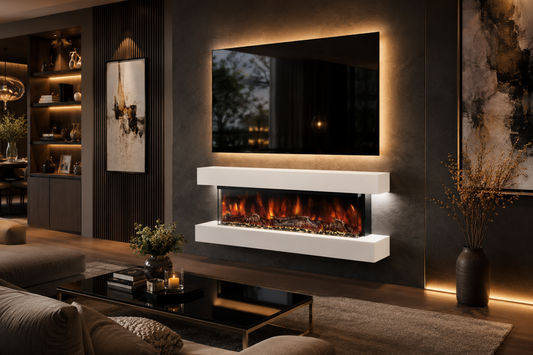 Evolution Fires - Studio 4 Wall-Mounted Electric Fireplace