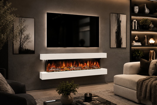 Evolution Fires - Studio 6 Wall-Mounted Electric Fireplace
