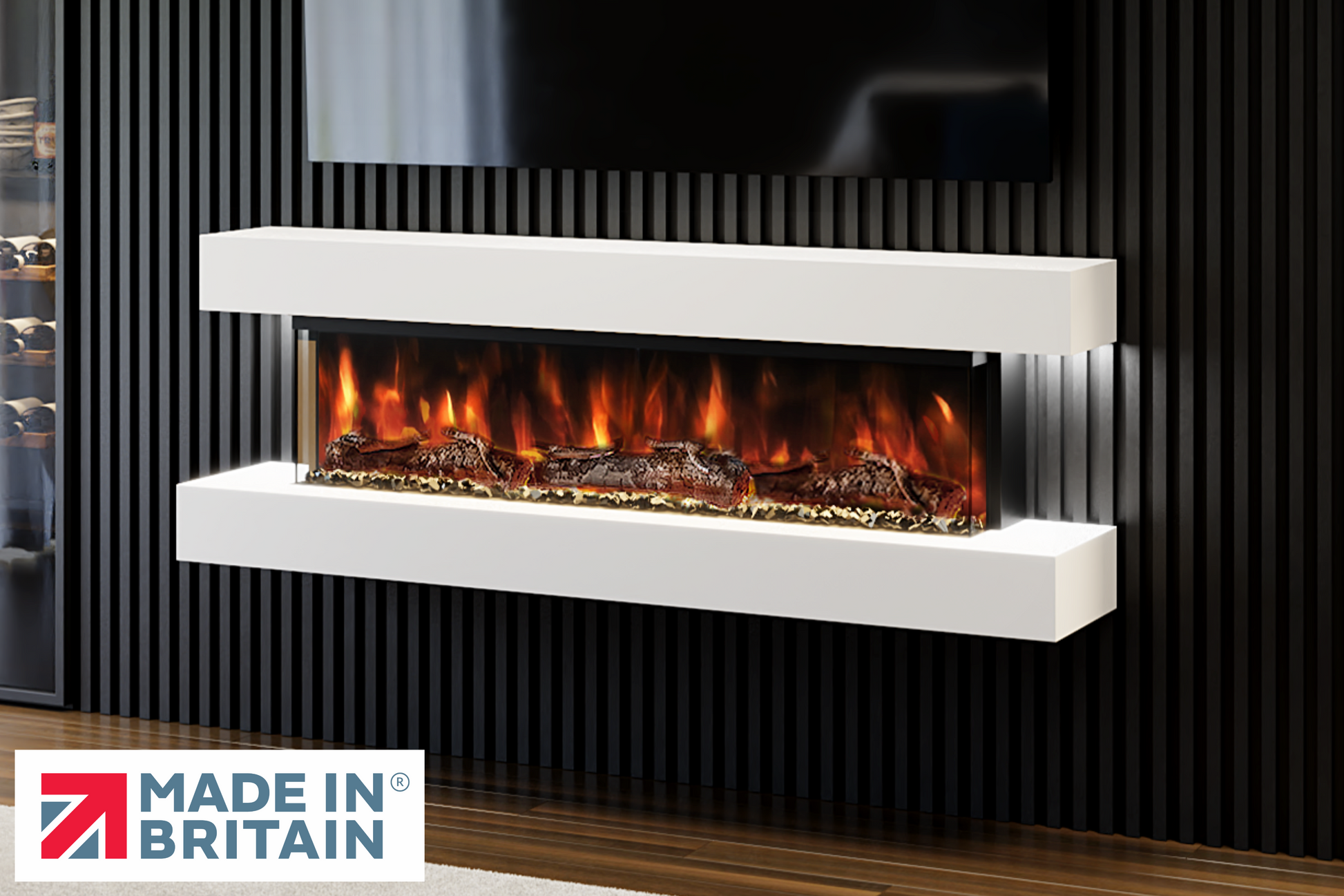 Evolution Fires - Studio 5 Wall-Mounted Electric Fireplace