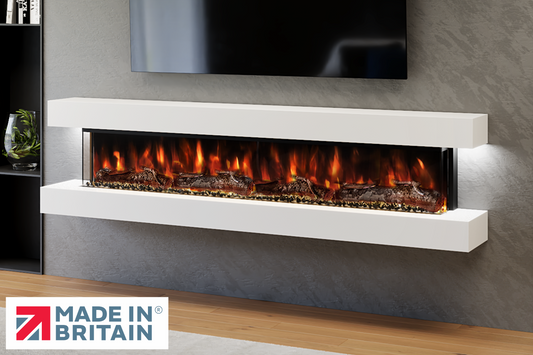 Evolution Fires - Studio 7 Wall-Mounted Electric Fireplace