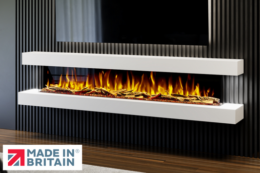 Evolution Fires - Studio 8 Wall-Mounted Electric Fireplace