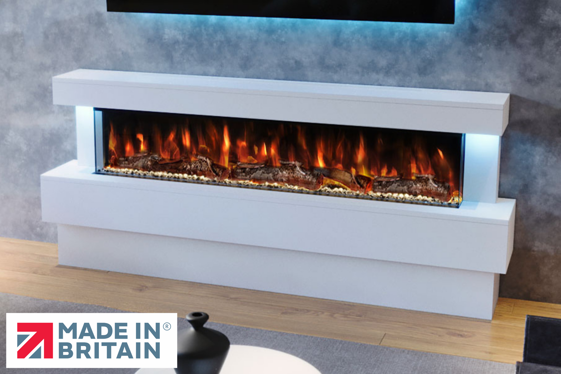 Evolution Fires - Vanderbilt Electric Fireplace Suite