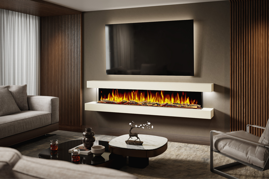 Evolution Fires - Studio 8 Wall-Mounted Electric Fireplace