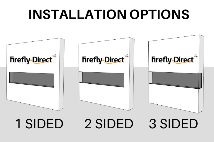 Evolution Fires - Spectrum Series 50 Inch Media Wall Fire