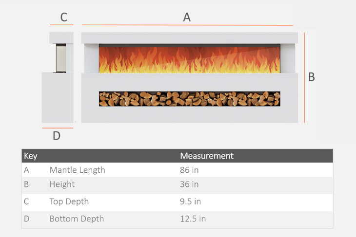Evolution Fires - Carnegie Fireplace Suite