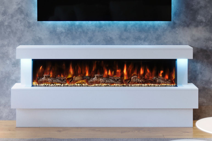 Evolution Fires - Vanderbilt Electric Fireplace Suite