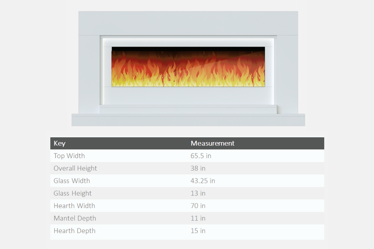 Evolution Fires - Nivarna Fireplace Suite (White)