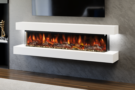 Evolution Fires - Studio 7 Wall Mounted Electric Fireplace