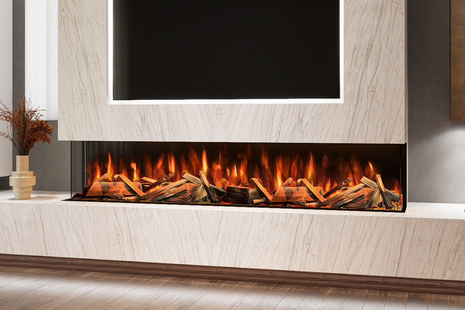 Media Wall Electric Fires