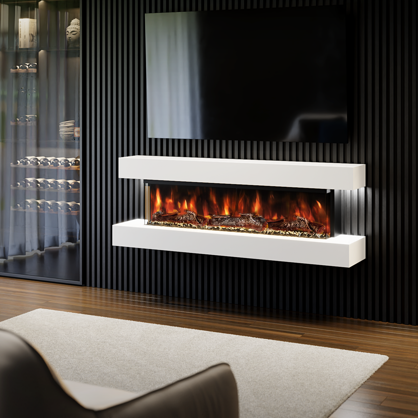evolution fires wall mounted electric fire