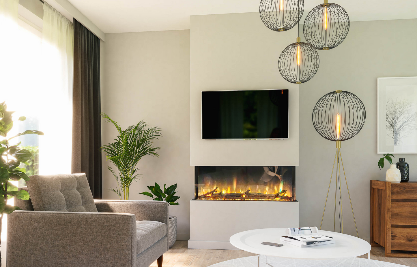 1100 Aurora Electric Fireplace