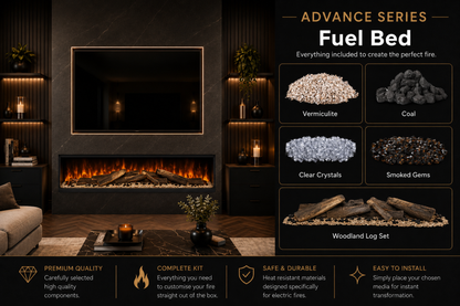 Evolution Fires Advance Series 1300 Panoramic Electric Fireplace