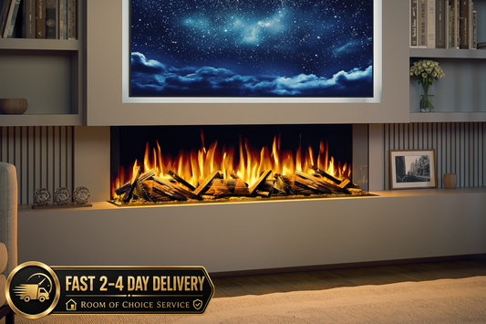 Evolution Fires Advance Series 1300 Panoramic Electric Fireplace