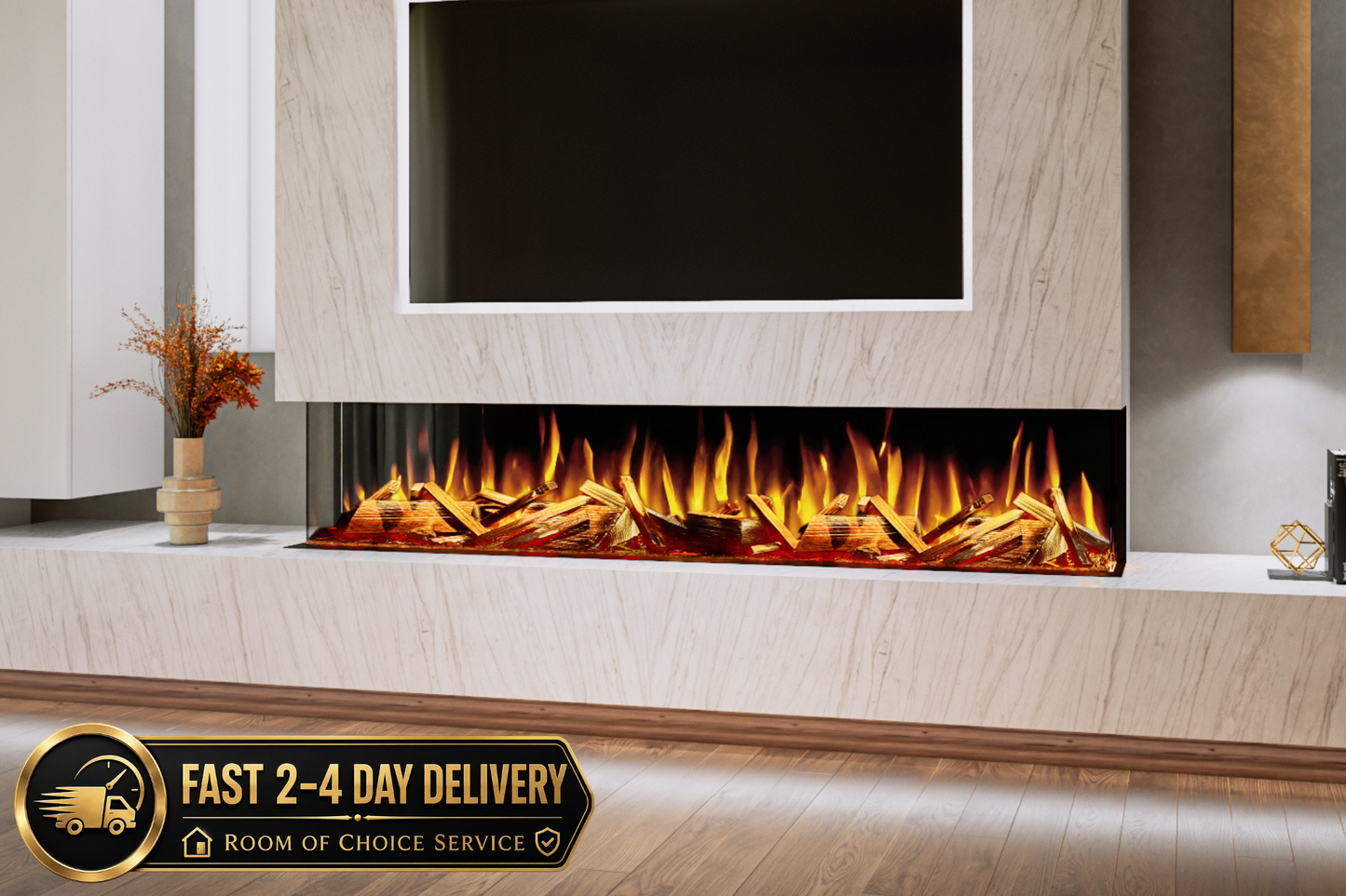 Evolution Fires Advance Series 2000 Panoramic Electric Fireplace