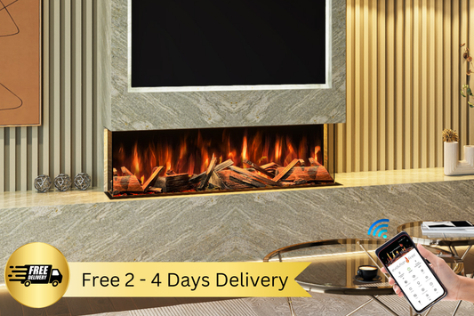 Evolution Fires Advance Series 1300 Panoramic Electric Fireplace