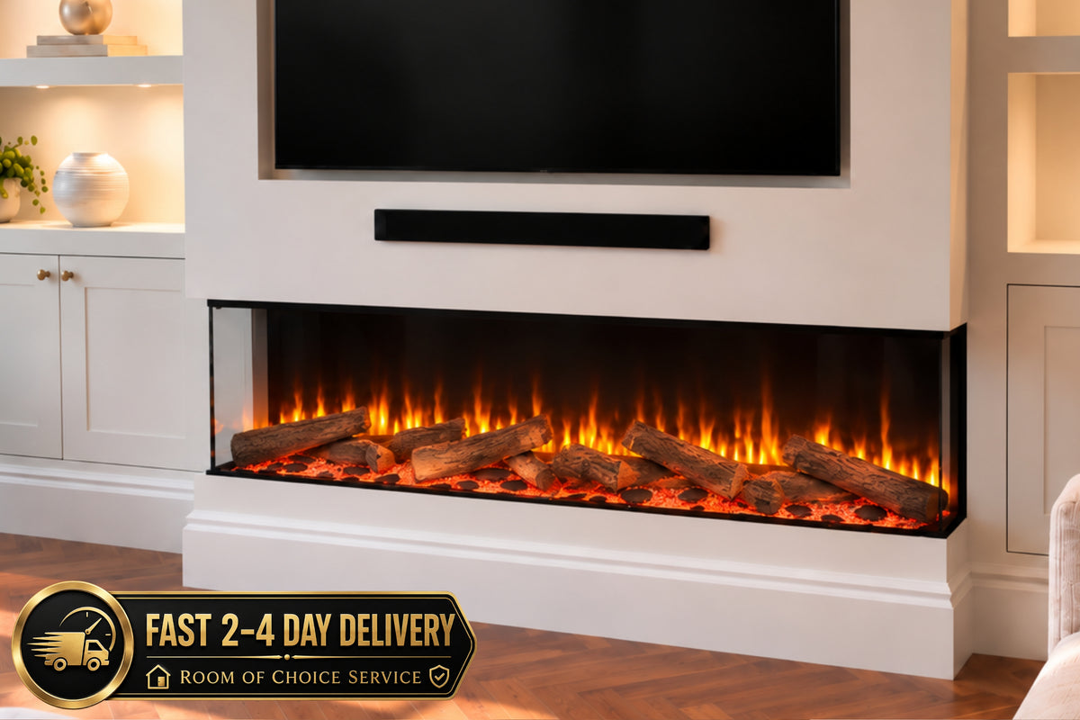 Evolution Fires Advance Series 1500 Media Wall Electric Fireplace