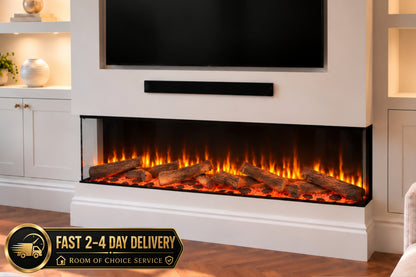Evolution Fires Advance Series 1500 Media Wall Electric Fireplace