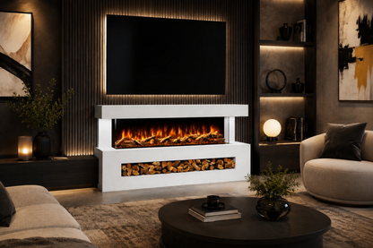 Evolution Fires - DaVinci Electric Suite (White Stone Effect)