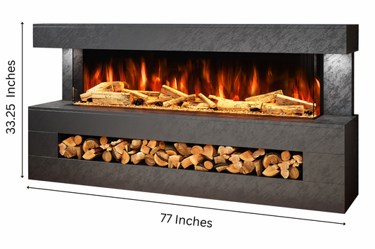 Evolution Fires - DaVinci Electric Suite (Black Stone Effect)