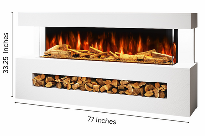 Evolution Fires - DaVinci Electric Suite (White Stone Effect)
