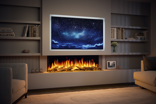 Evolution Fires Advance Series 1300 Panoramic Electric Fireplace