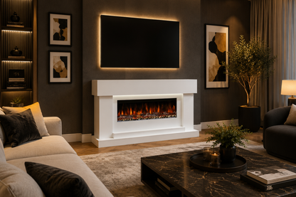 Evolution Fires - Neon Electric Fireplace Suite