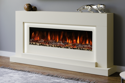 Evolution Fires Nivarna Electric Fireplace Suite (Cream)