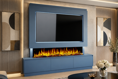 Evolution Fires - Pre-Built Media Wall Package 23 including Electric Fire