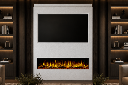 Evolution Fires - Pre-Built Media Wall Package 17 including Electric Fire