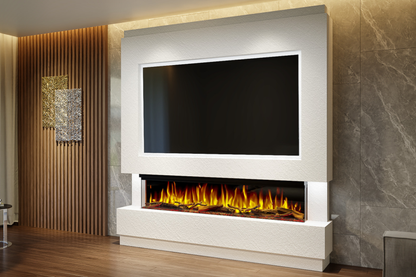 Evolution Fires - Pre-Built Media Wall Package 13 including Electric Fire