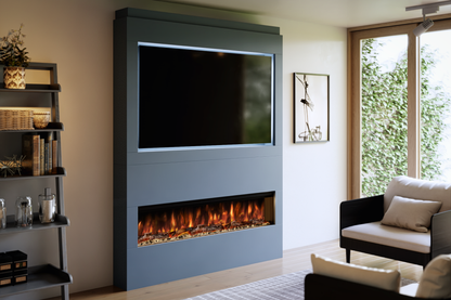 Evolution Fires - Pre-Built Media Wall Package 17 including Electric Fire